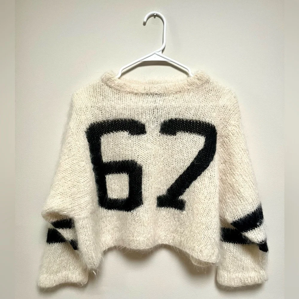 SMYTHE X Augden Cream 67 Knit Sweater size Small